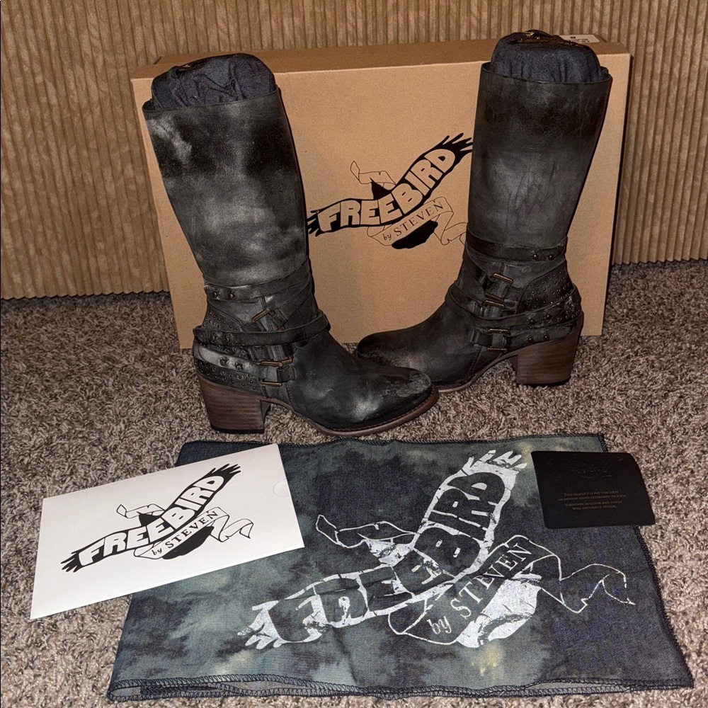 Freebird by Steven Coy Boots -Brand New In Box With Receipt. Retails $395.00 - Picture 3 of 8